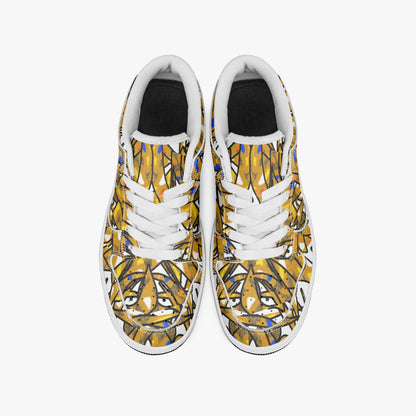 Light Seekers Dunk Stylish Low-Top Leather Sneakers