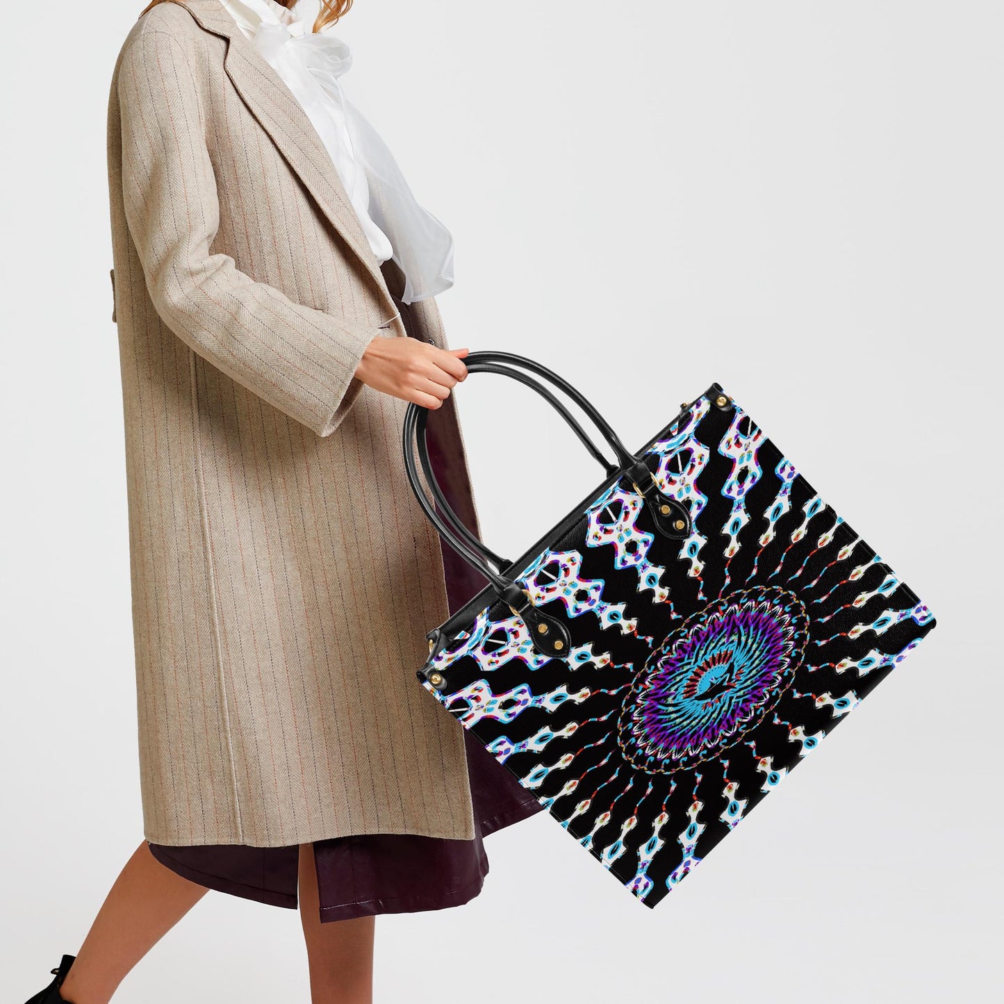 Web Wave Concise Type Women's Tote Bag