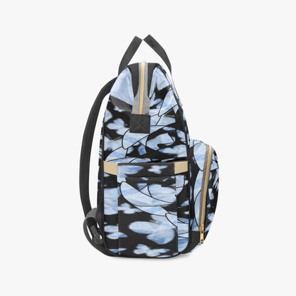 Butterfly Effect In Blue Diaper Backpack