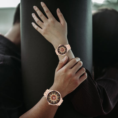 Grace Blossom Steel Strap Quartz watch