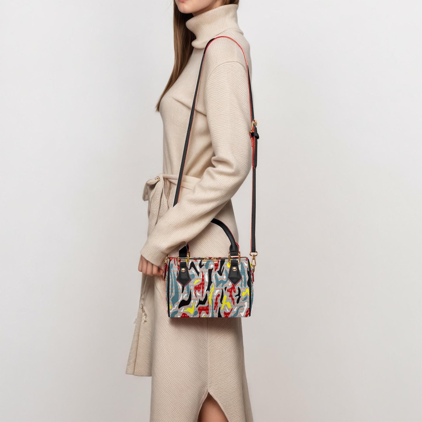 Vibrant Maze Chic Crossbody Bags