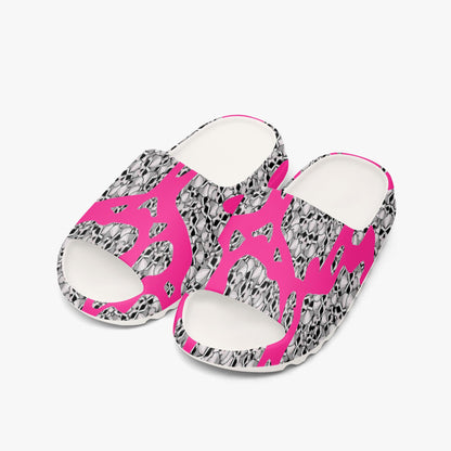 Skulls In Pink AOP Slides