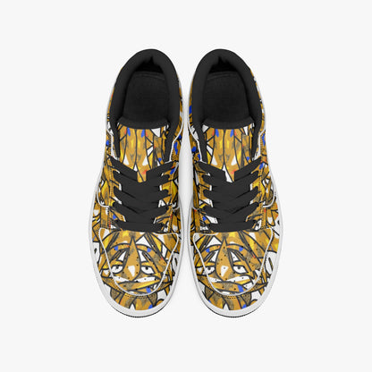 Light Seekers Dunk Stylish Low-Top Leather Sneakers