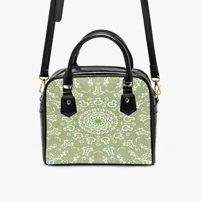 Green Sensation Casual Leather Saddle Bag
