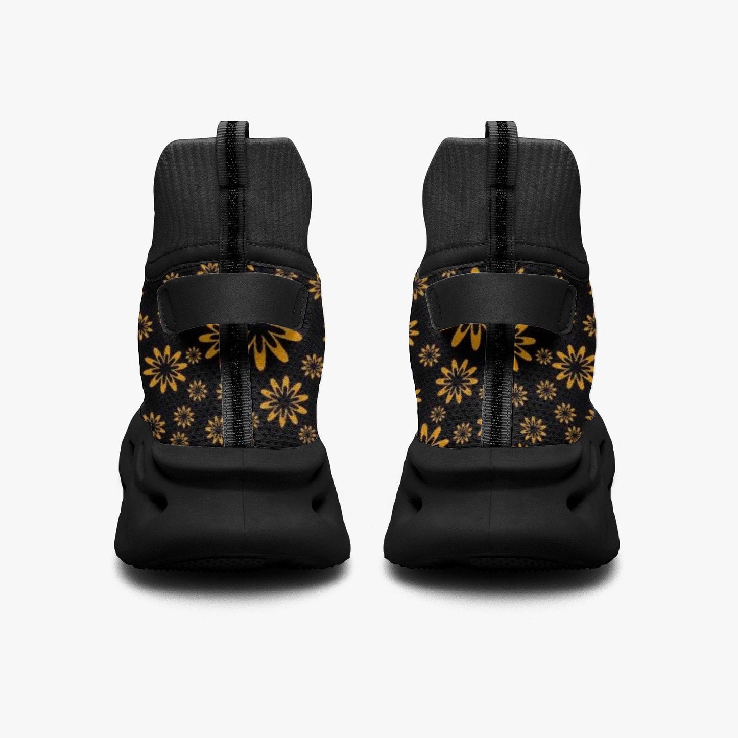 Flower Boomtelyah High-top Bounce Mesh Knit Sneakers