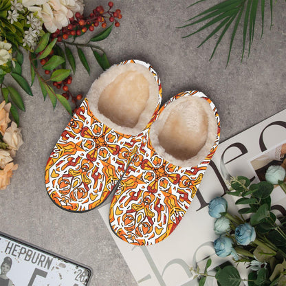 Heavenly Cross Fluffy Bedroom Slippers
