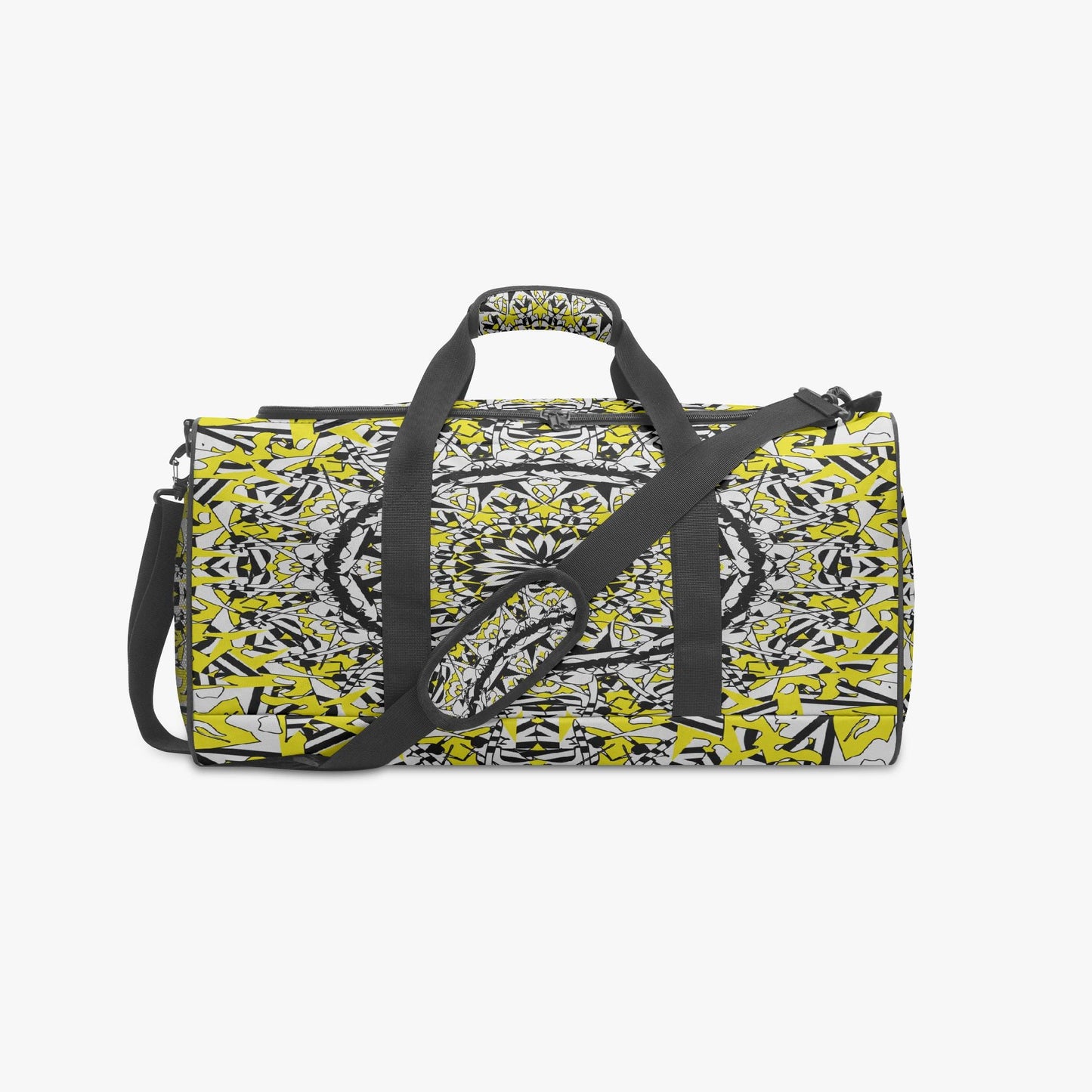 Flower Bloom In Yellow Duffel Bag