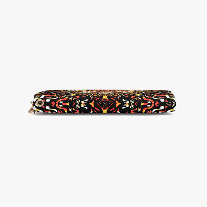 Grace Blossom Long Wallet with Wrist Strap
