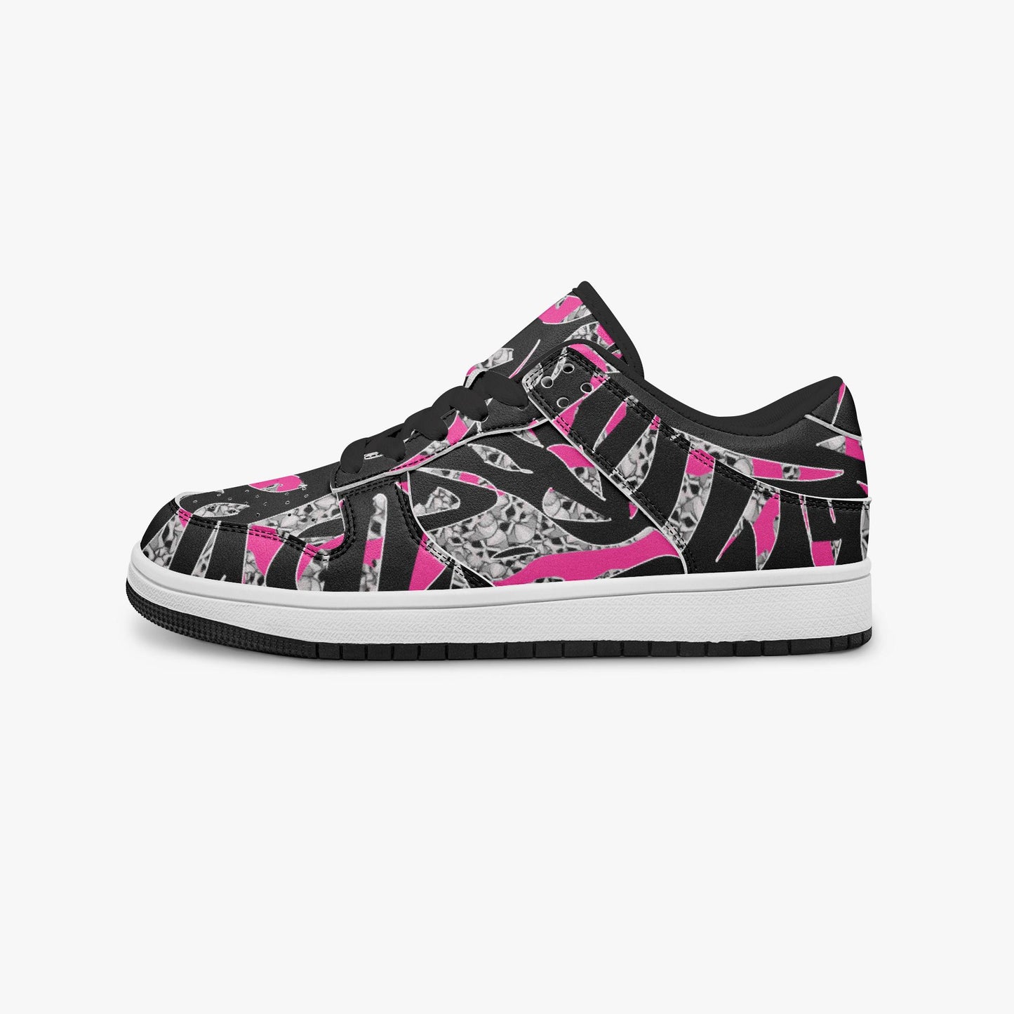 Skullfetti Dunk Stylish Low-Top Leather Sneakers