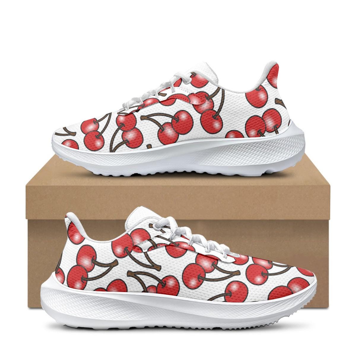 Cherry Blossom Waving Running Shoes