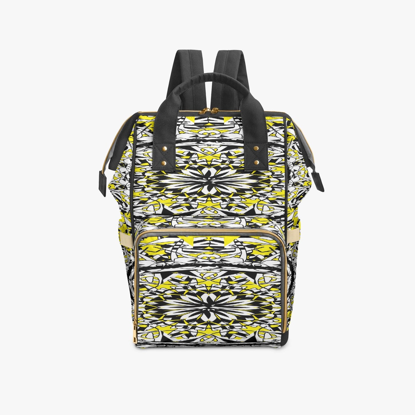 Flower Bloom In Yellow Baby Momaz Diaper Backpack