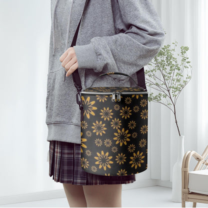 Flower Boomtelyah Round  Insulated Bags
