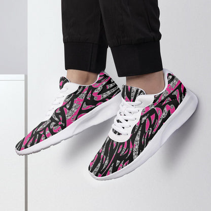 Skullfetti Lifestyle Mesh Running Shoes - White