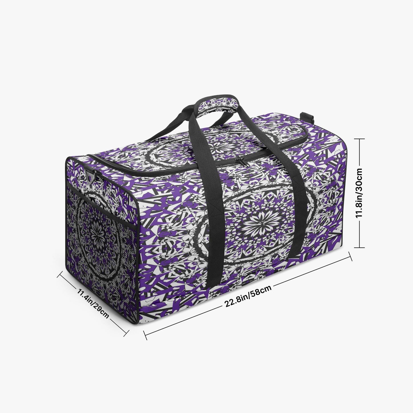Purple Bloom Duffel Bag