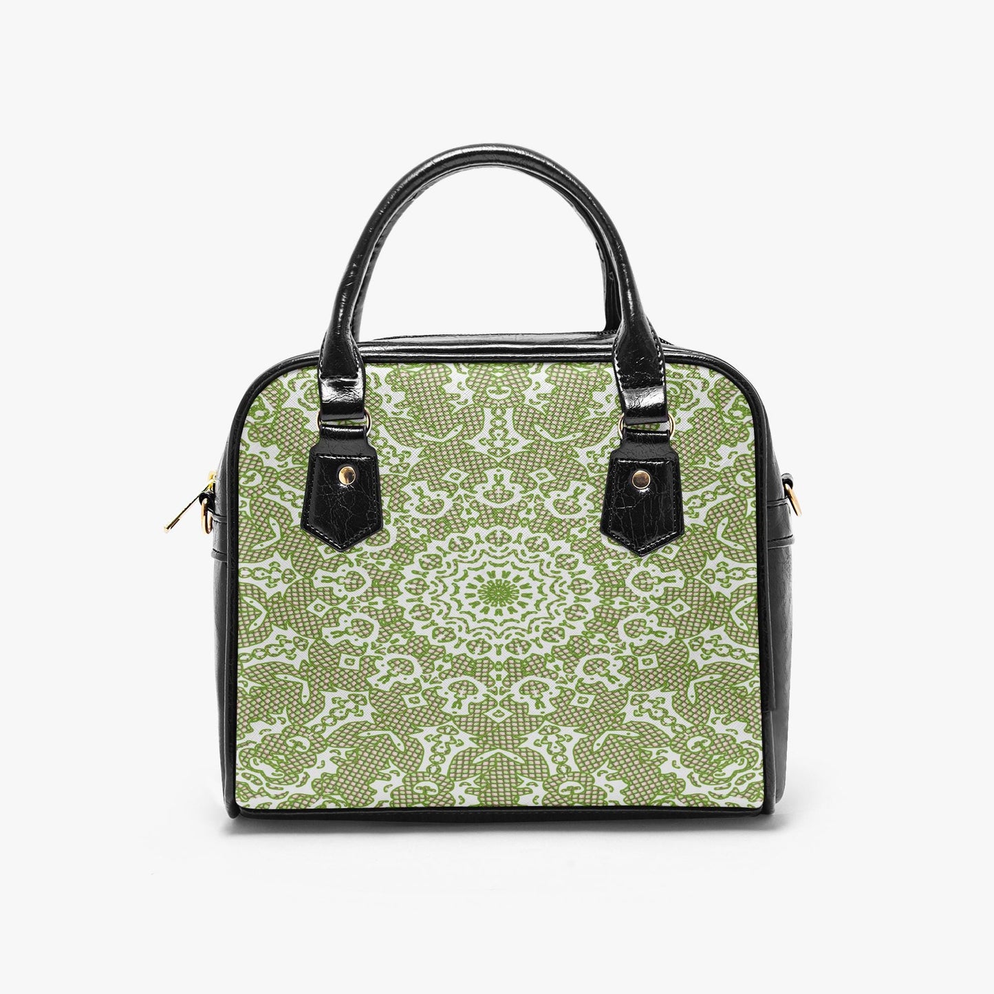 Green Sensation Casual Leather Saddle Bag