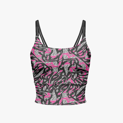 Skullfetti Short Yoga Tops
