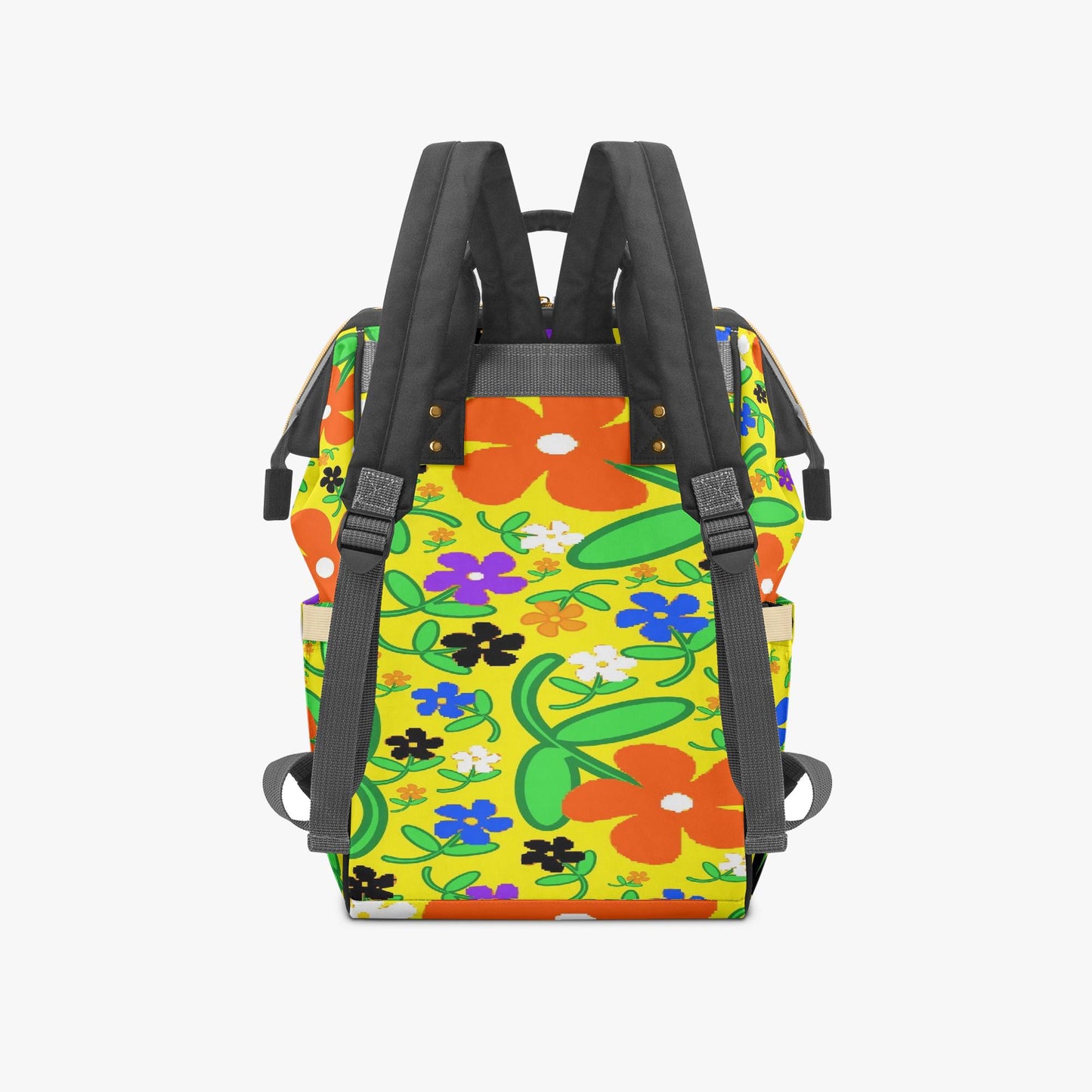 Colorful Flowers Baby Momaz Diaper Backpack