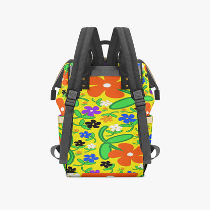 Colorful Flowers Baby Momaz Diaper Backpack