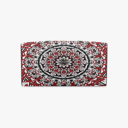 Flower Bloom In Red Duffel Bag