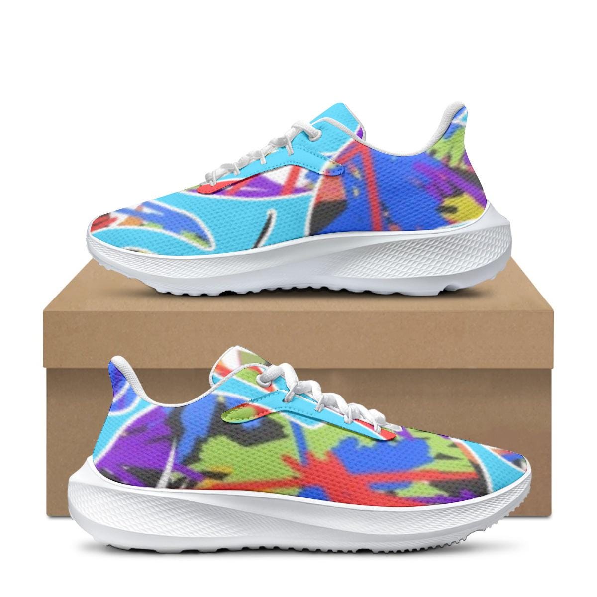Blue FLOAT  Waving Running Shoes
