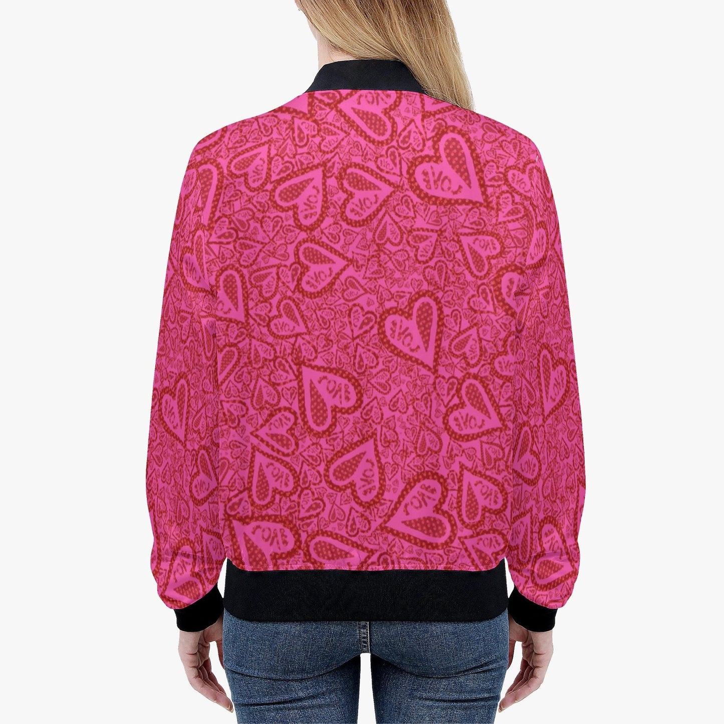 Hearts Of Love Women's Bomber Jacket