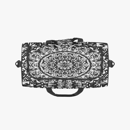 Flower BloomIn Black Duffel Bag