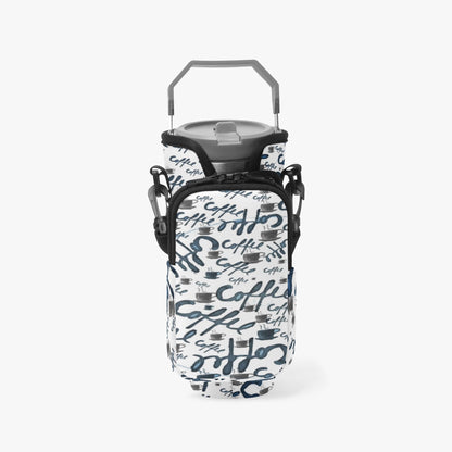 Coffee Tumbler Sleeve with Phone Holder