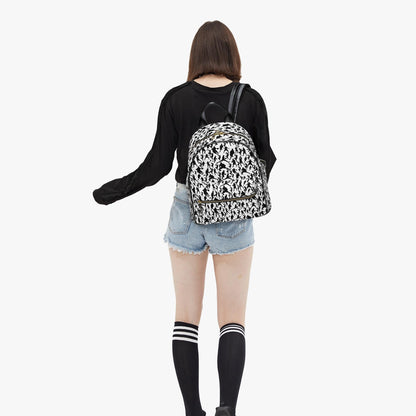 B-Ball Moves All Over Printed PU Backpack
