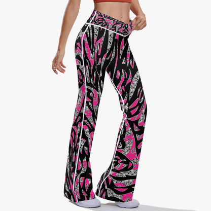 Skullfetti High-rise Bell-bottoms Yoga Pants