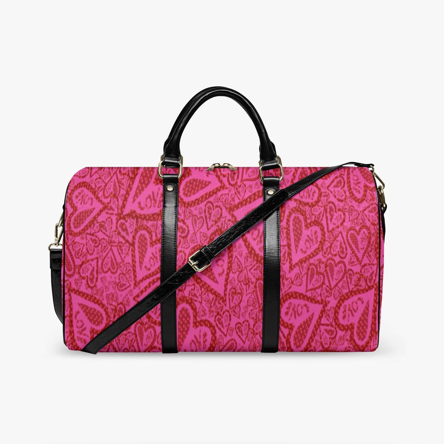 Hearts Of Love Travel Duffle Bag