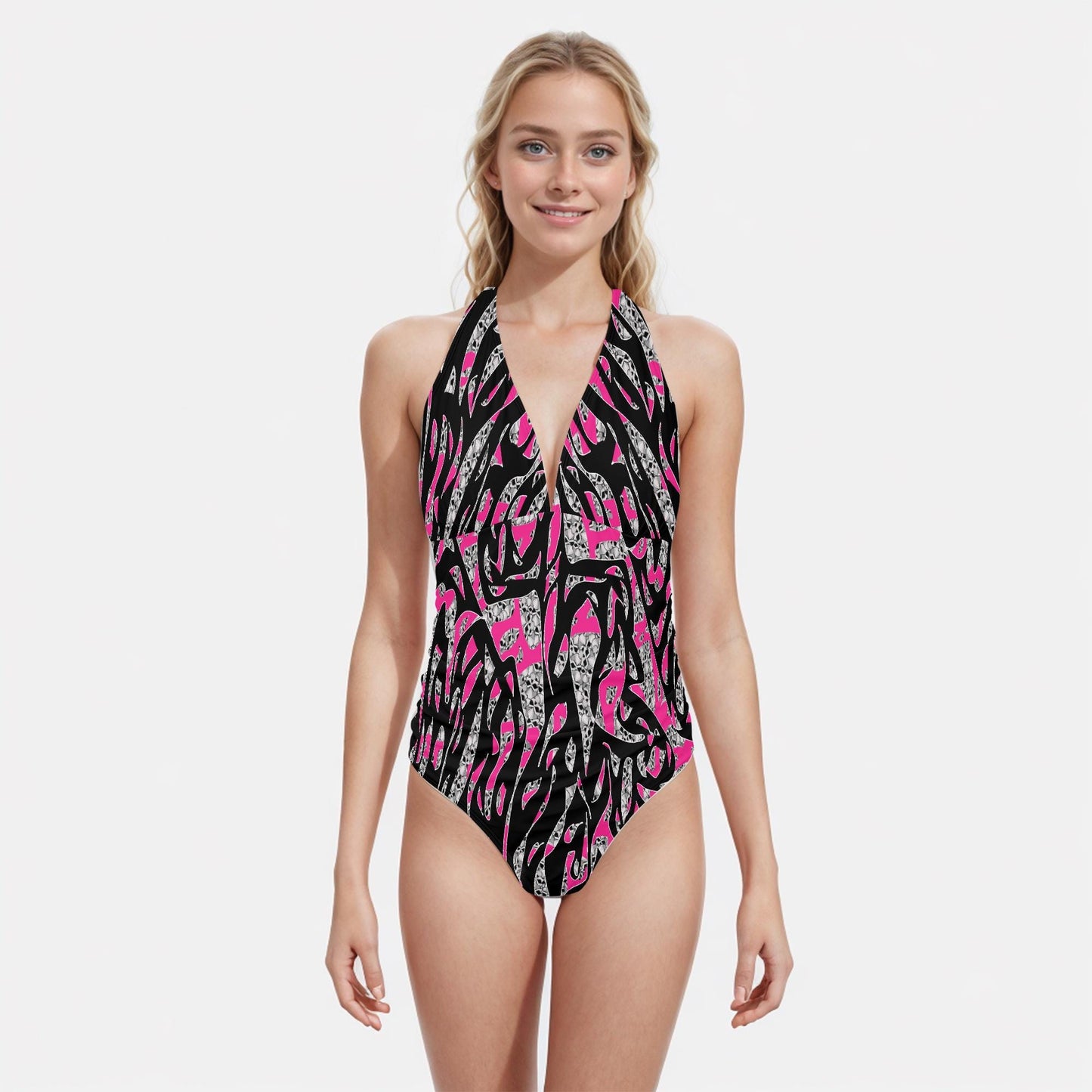 Skullfetti Women's One-Piece Swimsuit