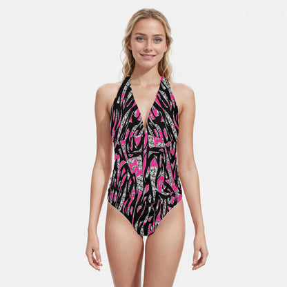 Skullfetti Women's One-Piece Swimsuit