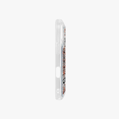 Flower Bloom In Orange iPhone 16 Series Liquid Clear Cases