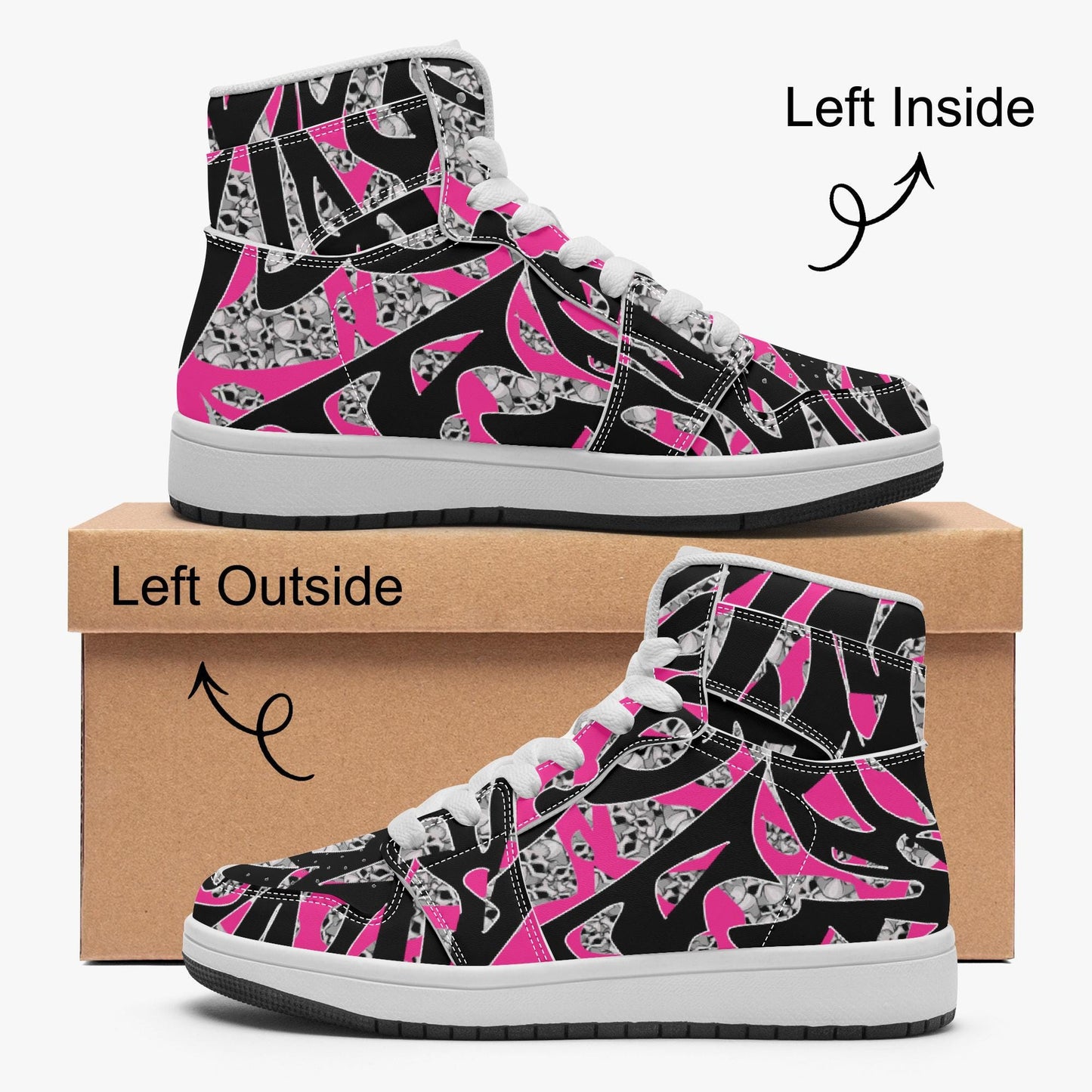 Skullfetti Kids High-top Sneakers