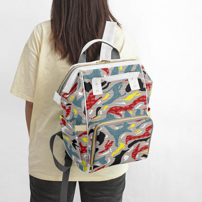 Vibrant Maze Baby Momaz Diaper Backpack