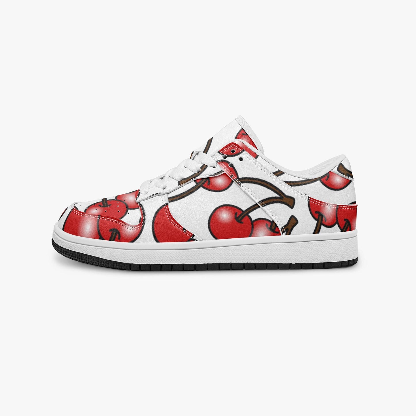 Cherry Blossom Dunk Stylish Low-Top Leather Sneakers