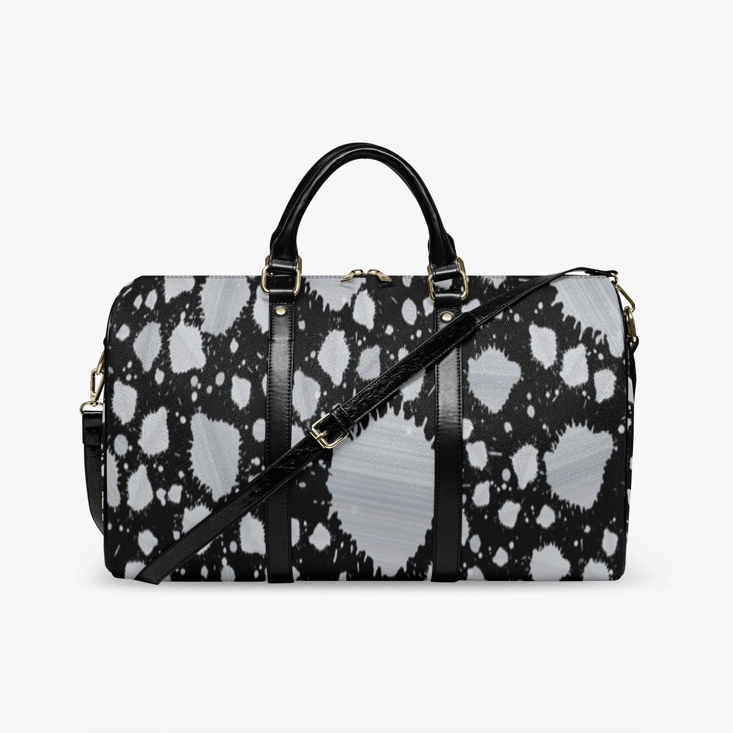 Grey Splash Travel Duffle Bag