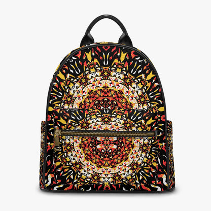 Grace Blossom All Over Printed PU Backpack
