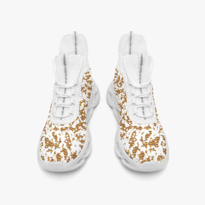 Frosty High-top Bounce Mesh Knit Sneakers