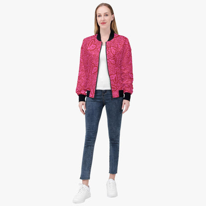Hearts Of Love Women's Bomber Jacket