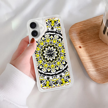 Flower Bloom In Yellow iPhone 16 Series Liquid Clear Cases