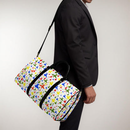 Colorful Ballerina Travel Duffle Bag