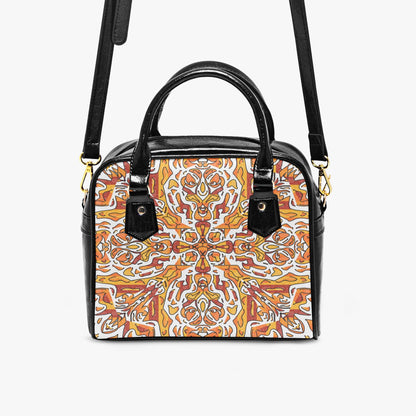 Heavenly Cross Casual Leather Saddle Bag