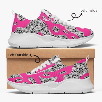 Skulls In Pink Women's Running Shoes