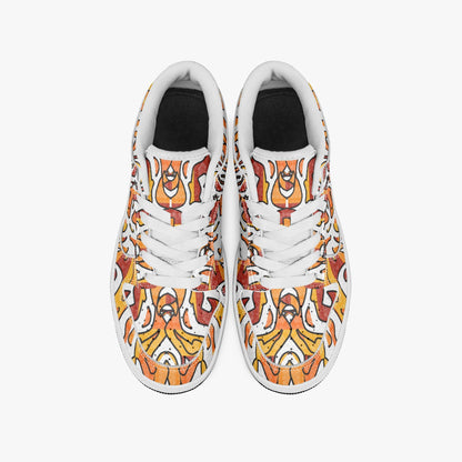 Heavenly Cross Stylish Low-Top Leather Sneakers
