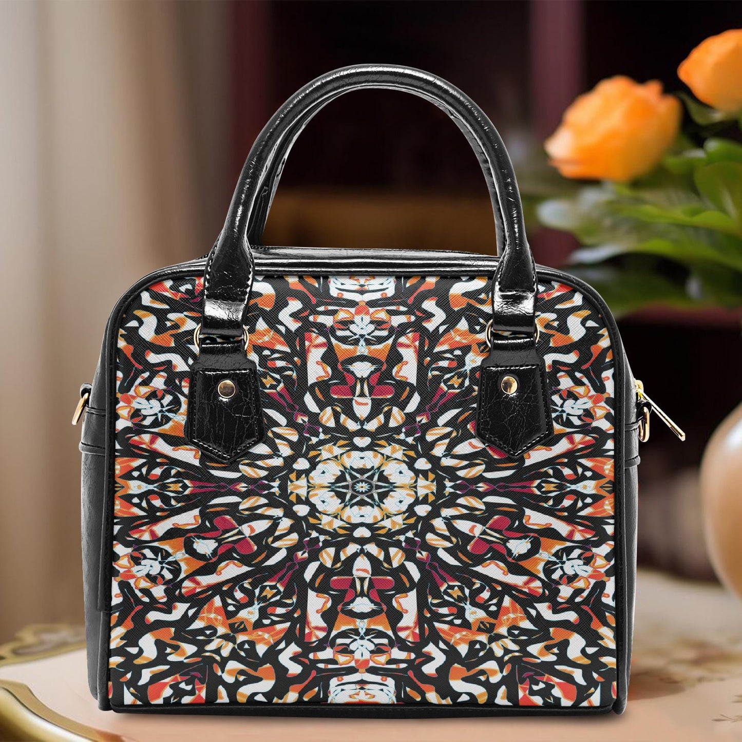 Heavenly Love Casual Leather Saddle Bag