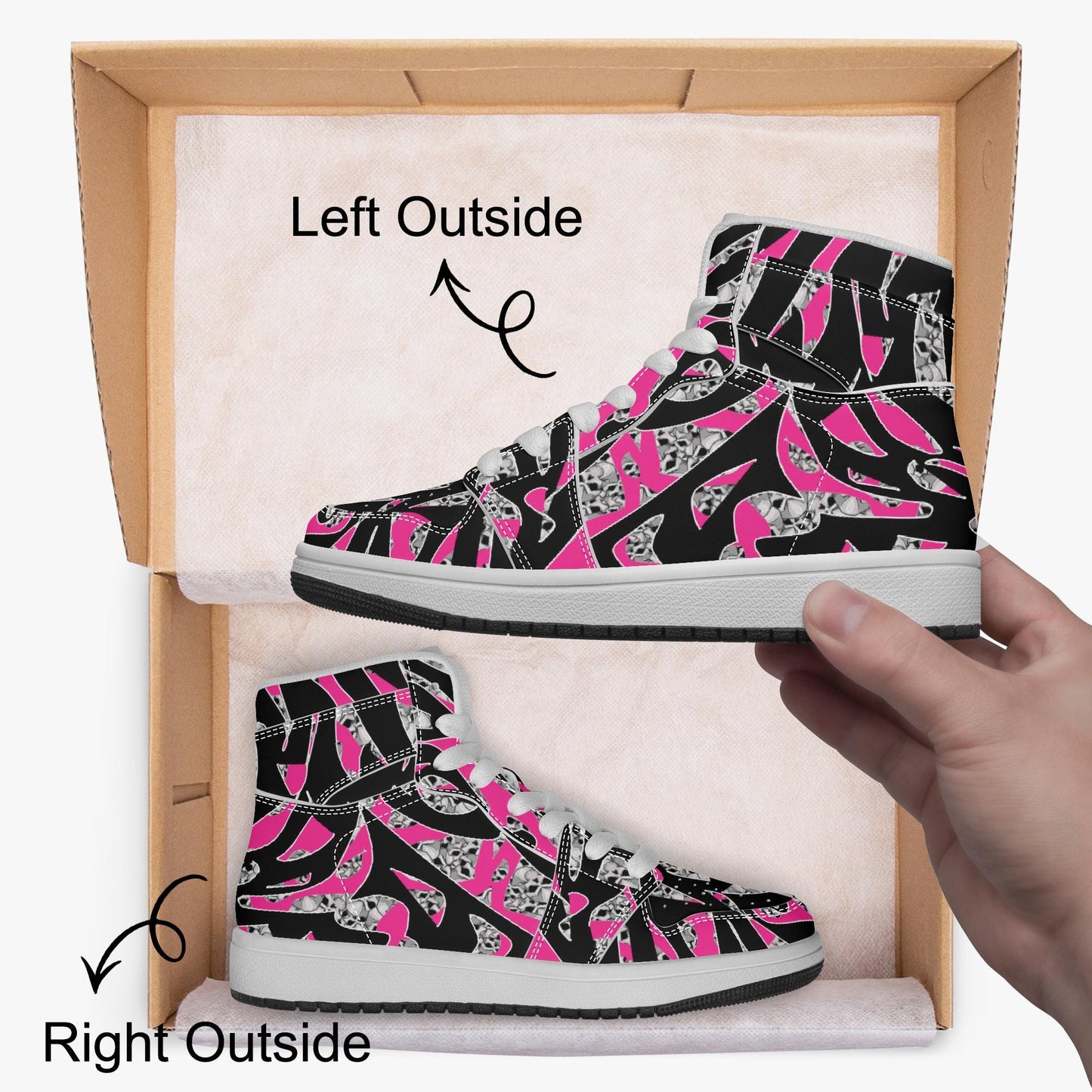 Skullfetti Kids High-top Sneakers