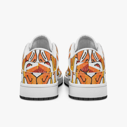 Heavenly Cross Stylish Low-Top Leather Sneakers