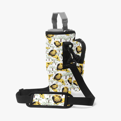 Chill Lion Tumbler Sleeve with Phone Holder