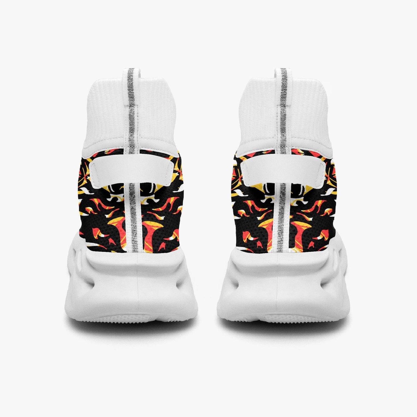 Grace Blossom High-top Bounce Mesh Knit Sneakers